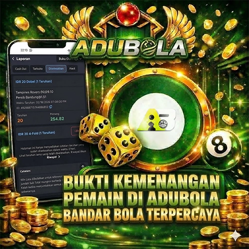 Bukti Kemenangan pemain di Adubola Bandar Bola Terpercaya